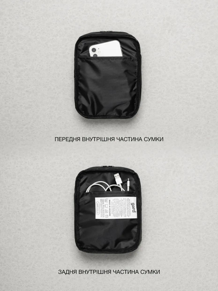 Мессенджер GARD Сумка через плече FAT BAG 1/24 Чорний
