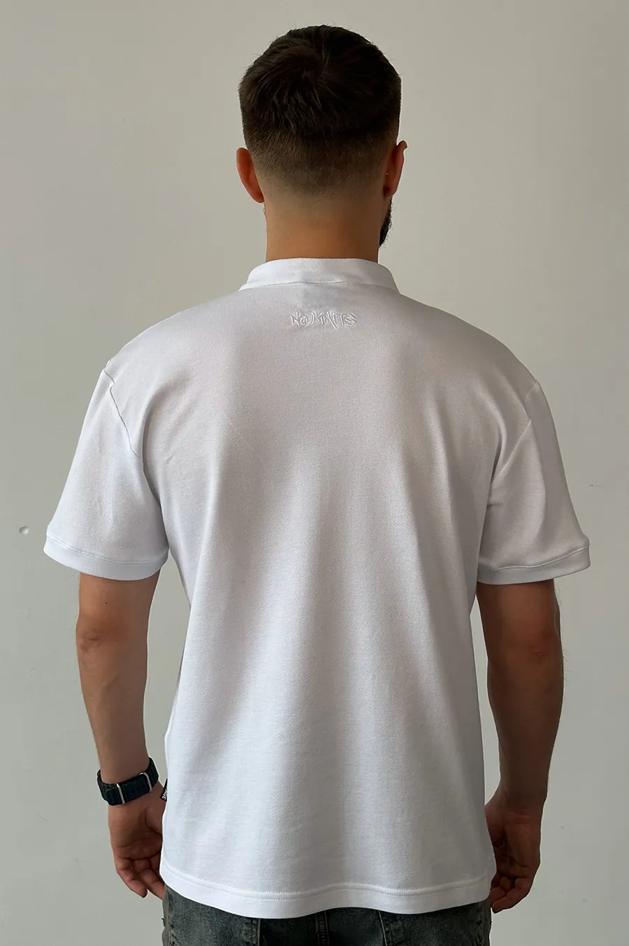 Теніска GARAGE No Limit`s polo Білий