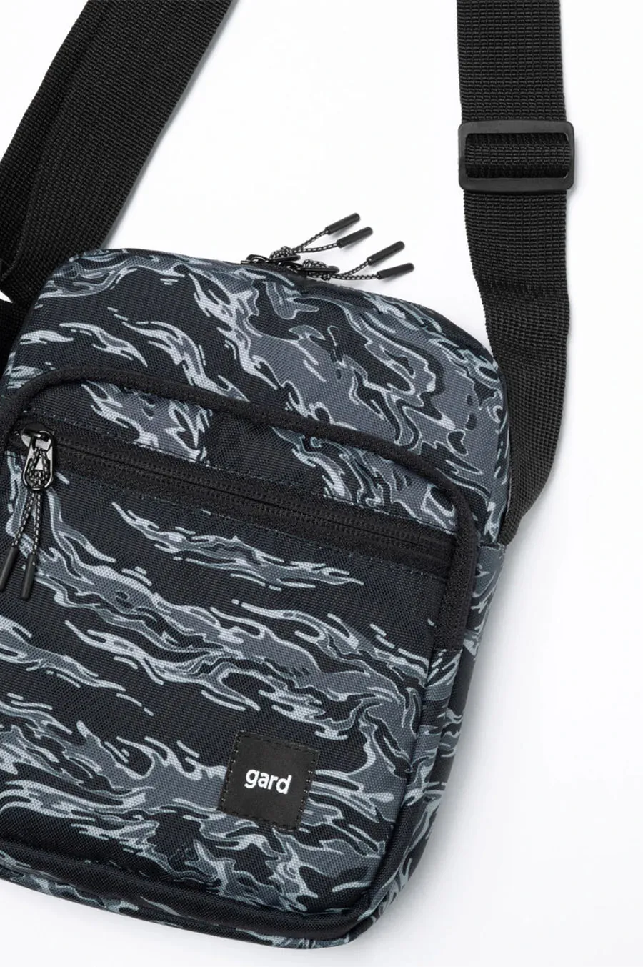 Messenger Gard Bag over Dual 2 | Tiger Stripes Camo 4/24 Black