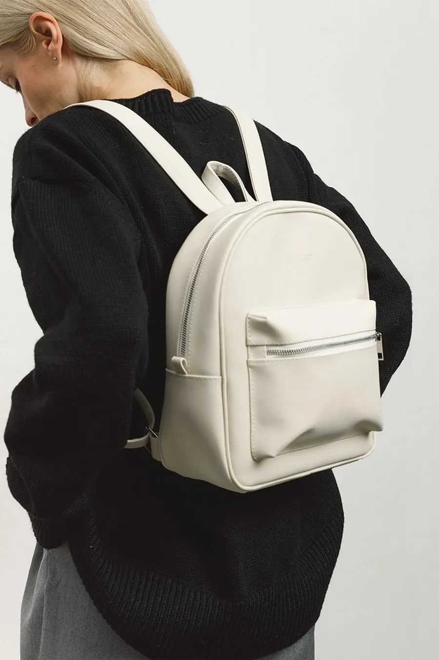 Harvest's backpack mini 01 matte, milk milk