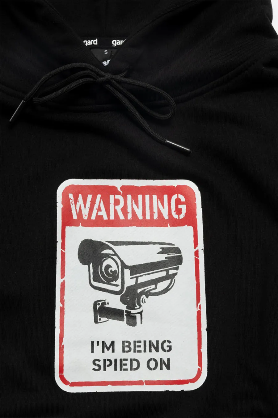 Худі GARD OVERSIZE | чорний  WARNING 3|24 Чорний