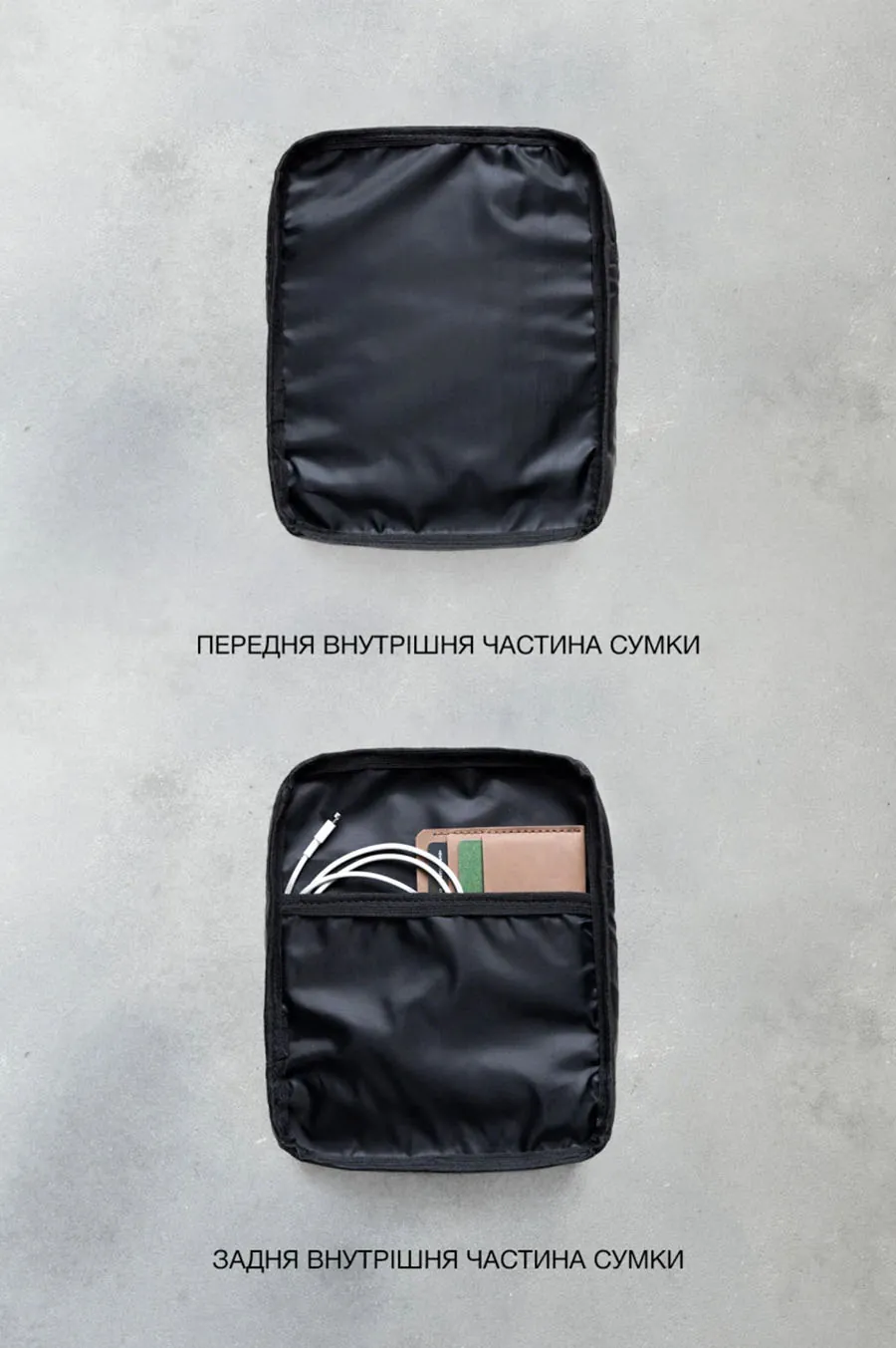 Мессенджер GARD Сумка через плече COPYLEATHER | горошек 3/22 Чорний