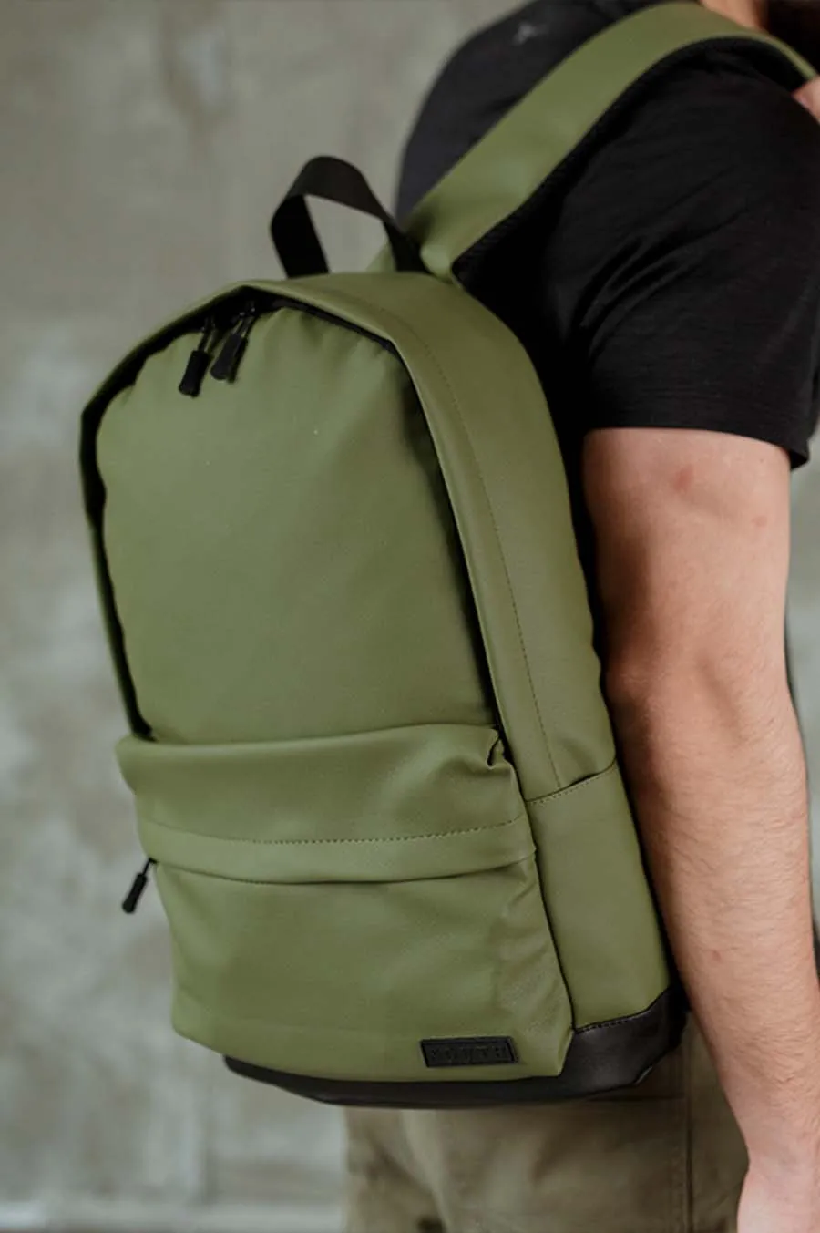 Рюкзак SOUTH Classic khaki  шкіра Хакі