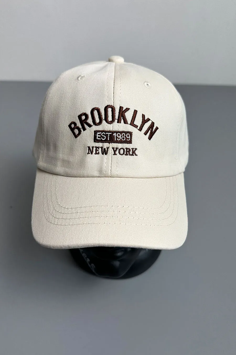 Бейсболка Noname Brooklyn 1989 дит Молочний