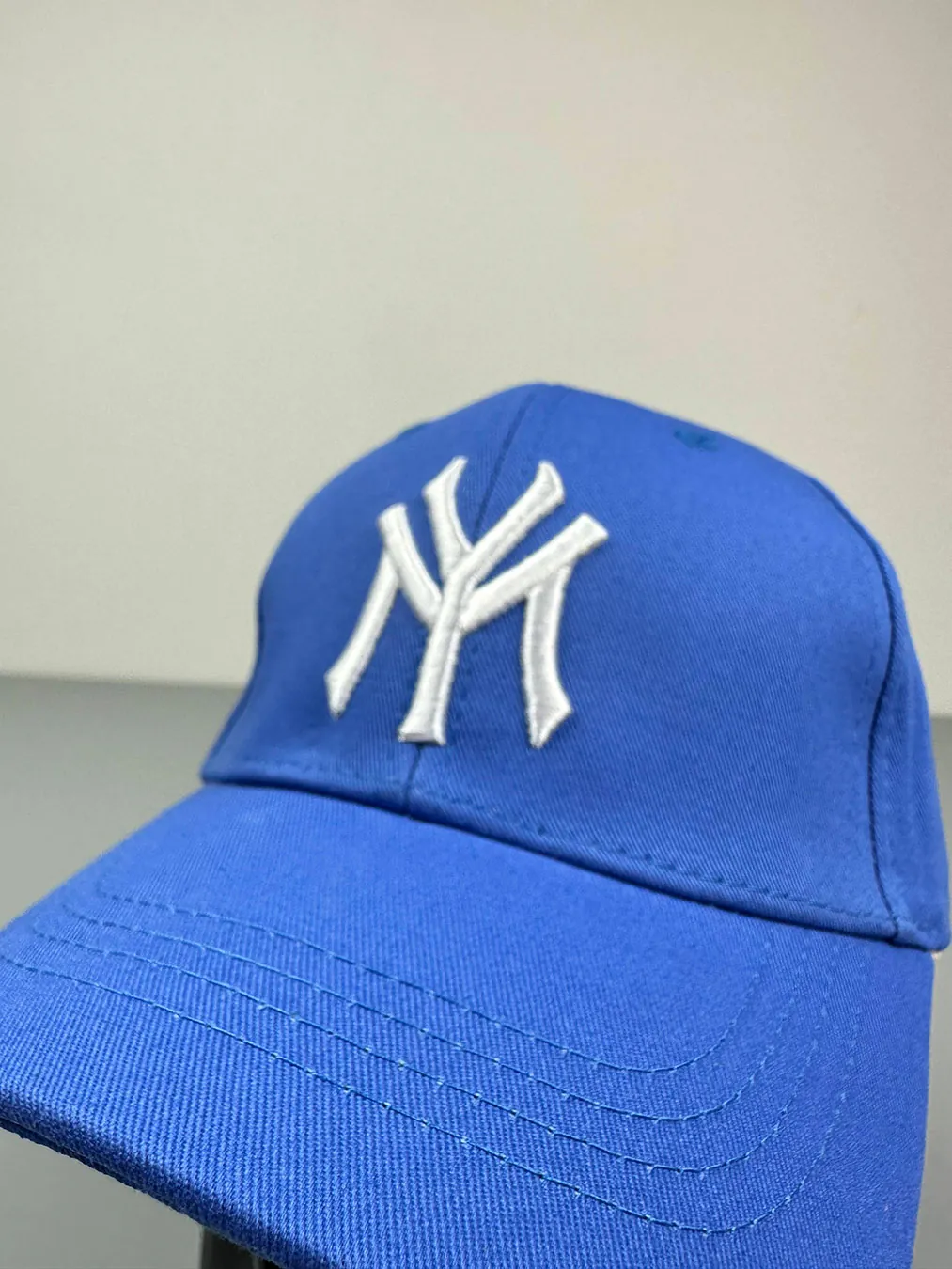 Baseball Noname White Log Ny Blue