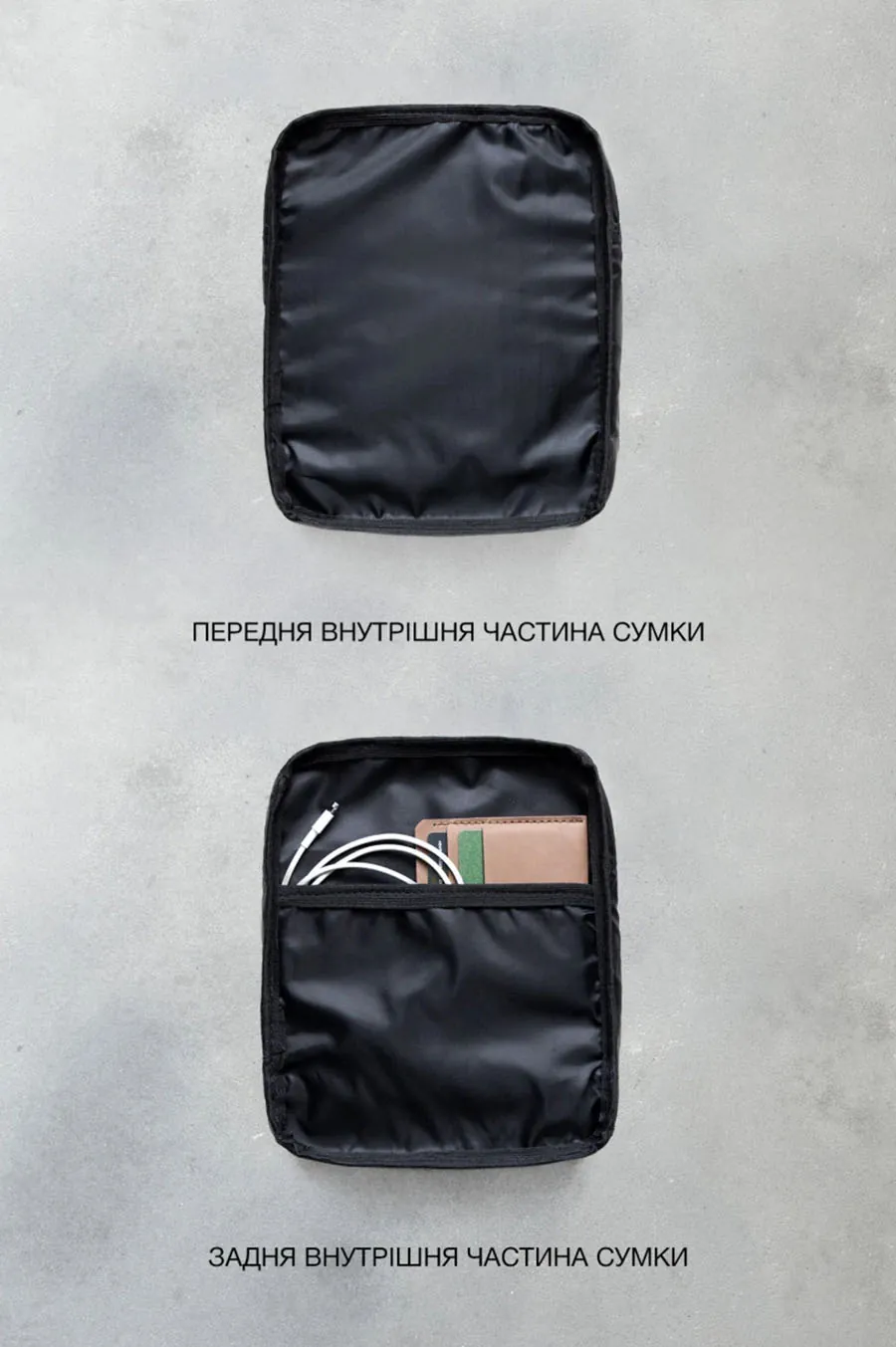 Мессенджер GARD Сумка через плече COPYLEATHER | шахівниця 2/23 Чорний