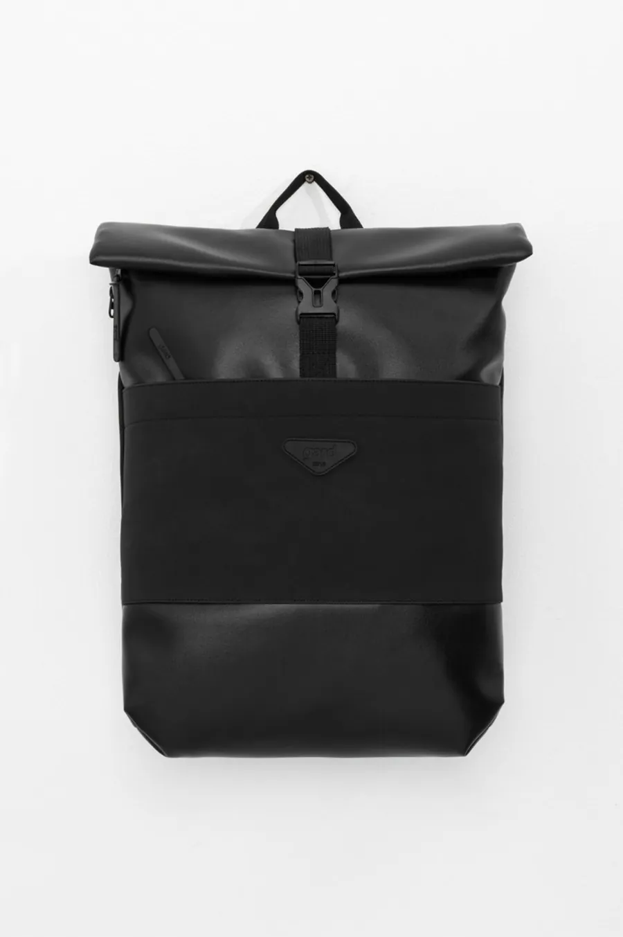 Рюкзак GARD ROLLTOP POCKET 2 екошкіра матовий 1/24  Чорний