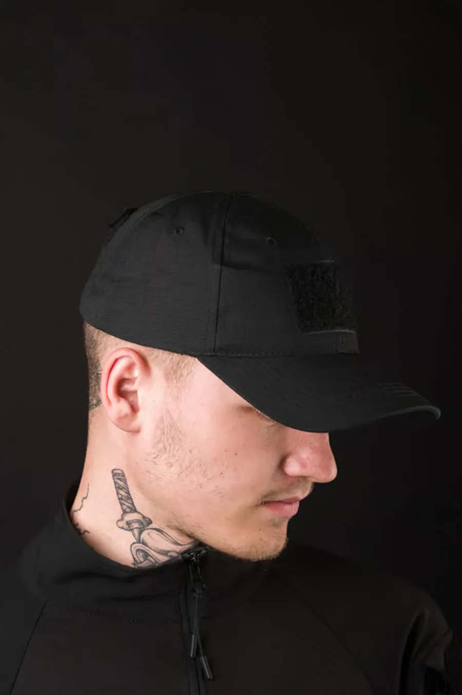 Бейсболка BEZET Тактична Military  Чорний
