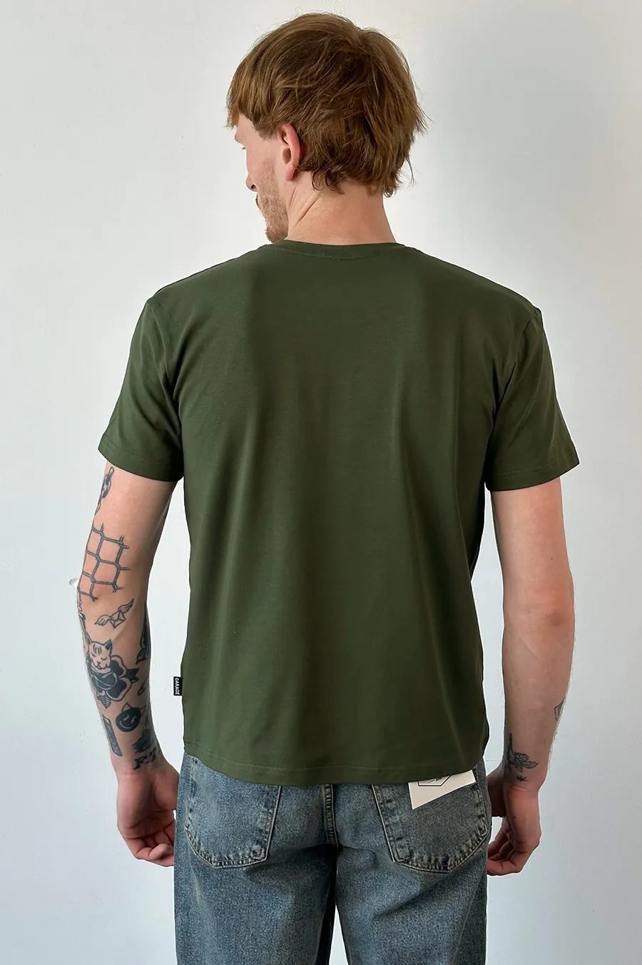 Garage T -shirt Basic short cut khaki