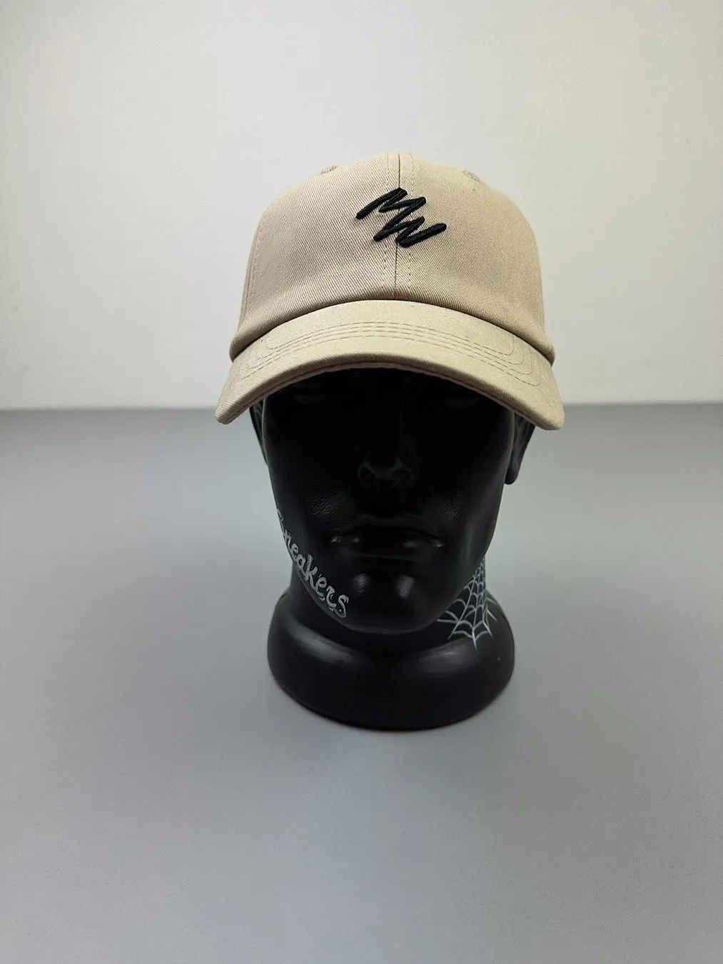 Basebol Noname Black Logo Sigzag beige