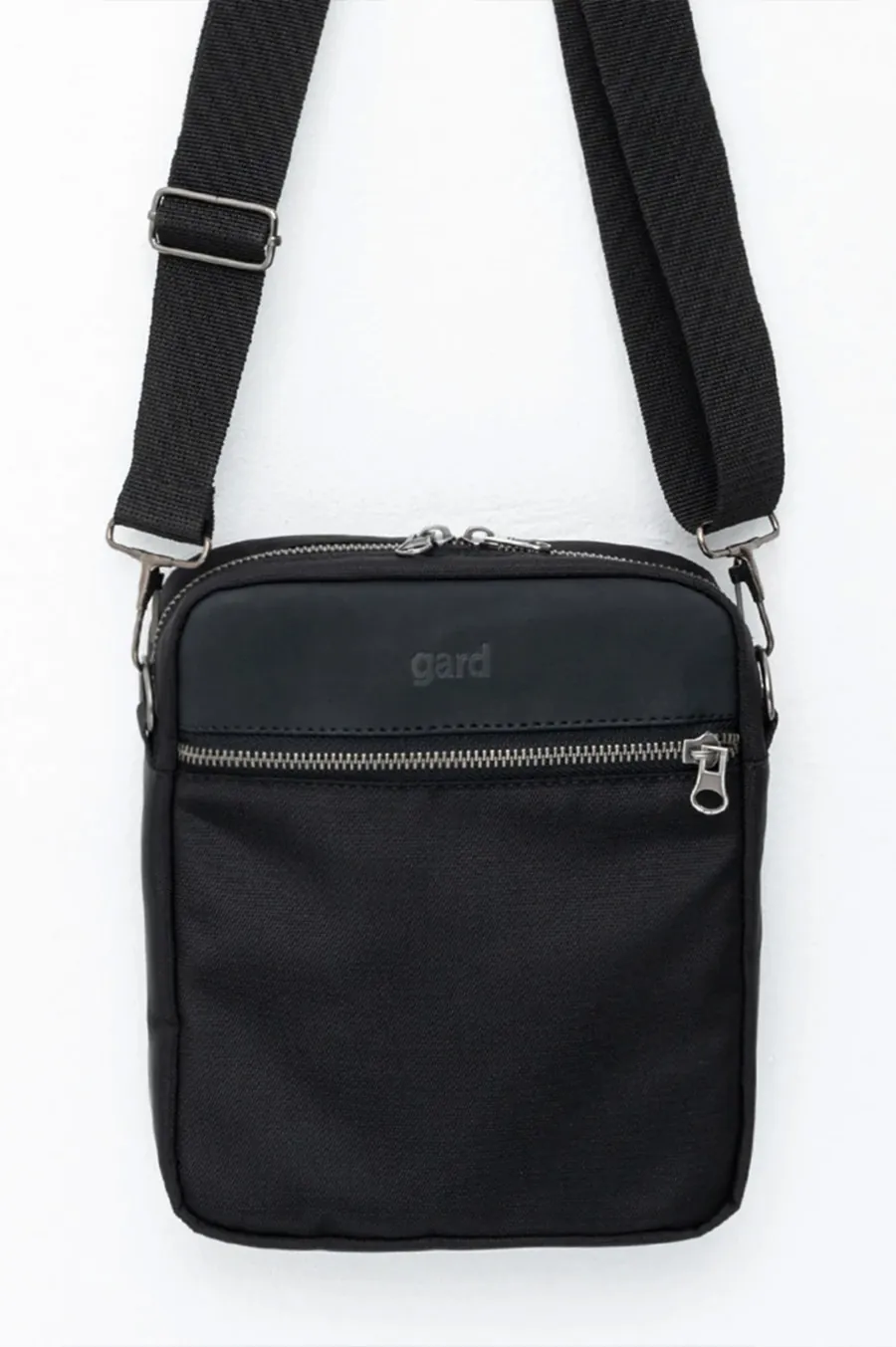 Мессенджер GARD Сумка через плече Mini Metal Zip 2 |  чорна 1\24 Чорний