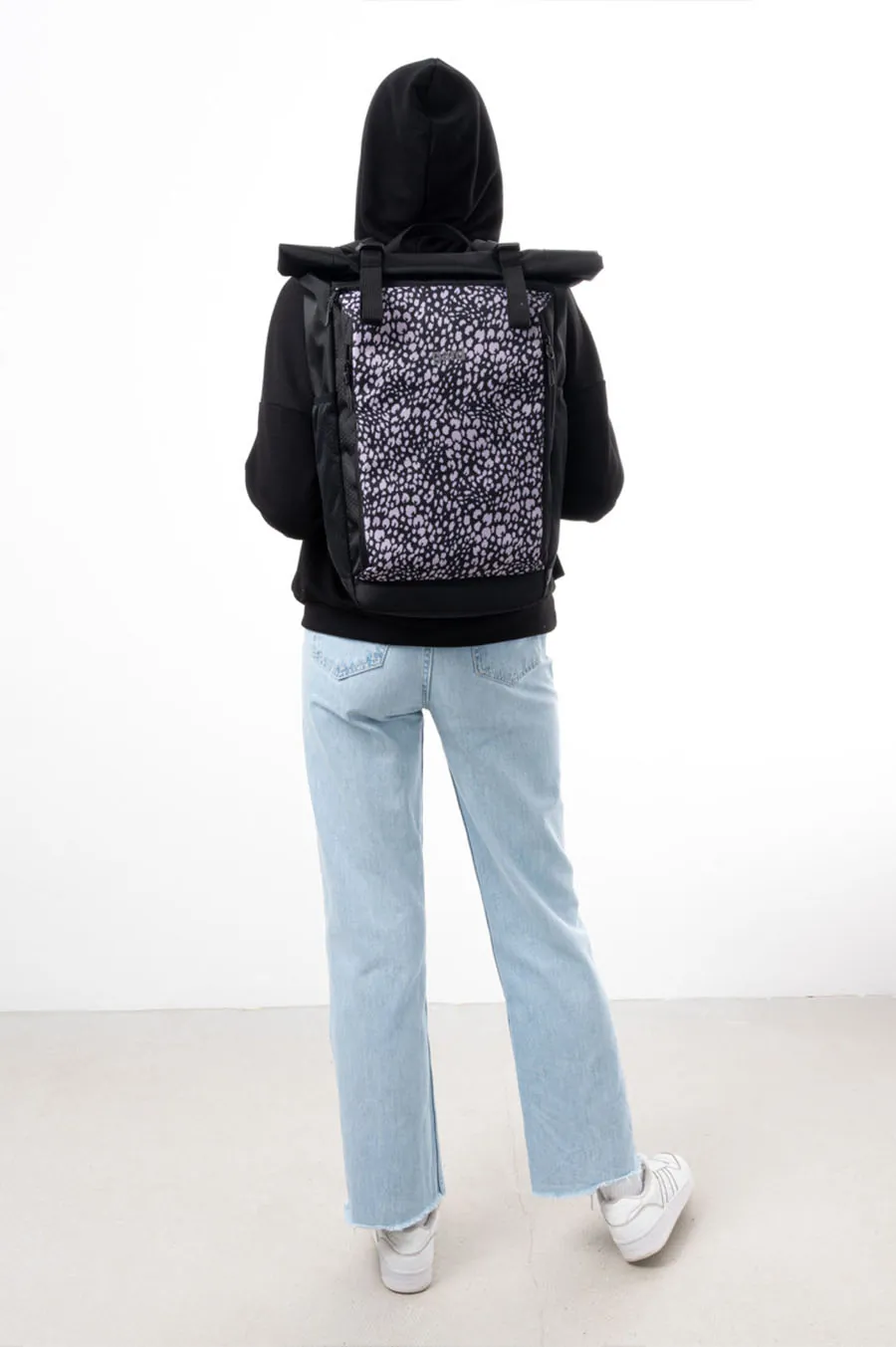 Gard Brooklyn Rolltop Backpack | lical leopard 2/24 black