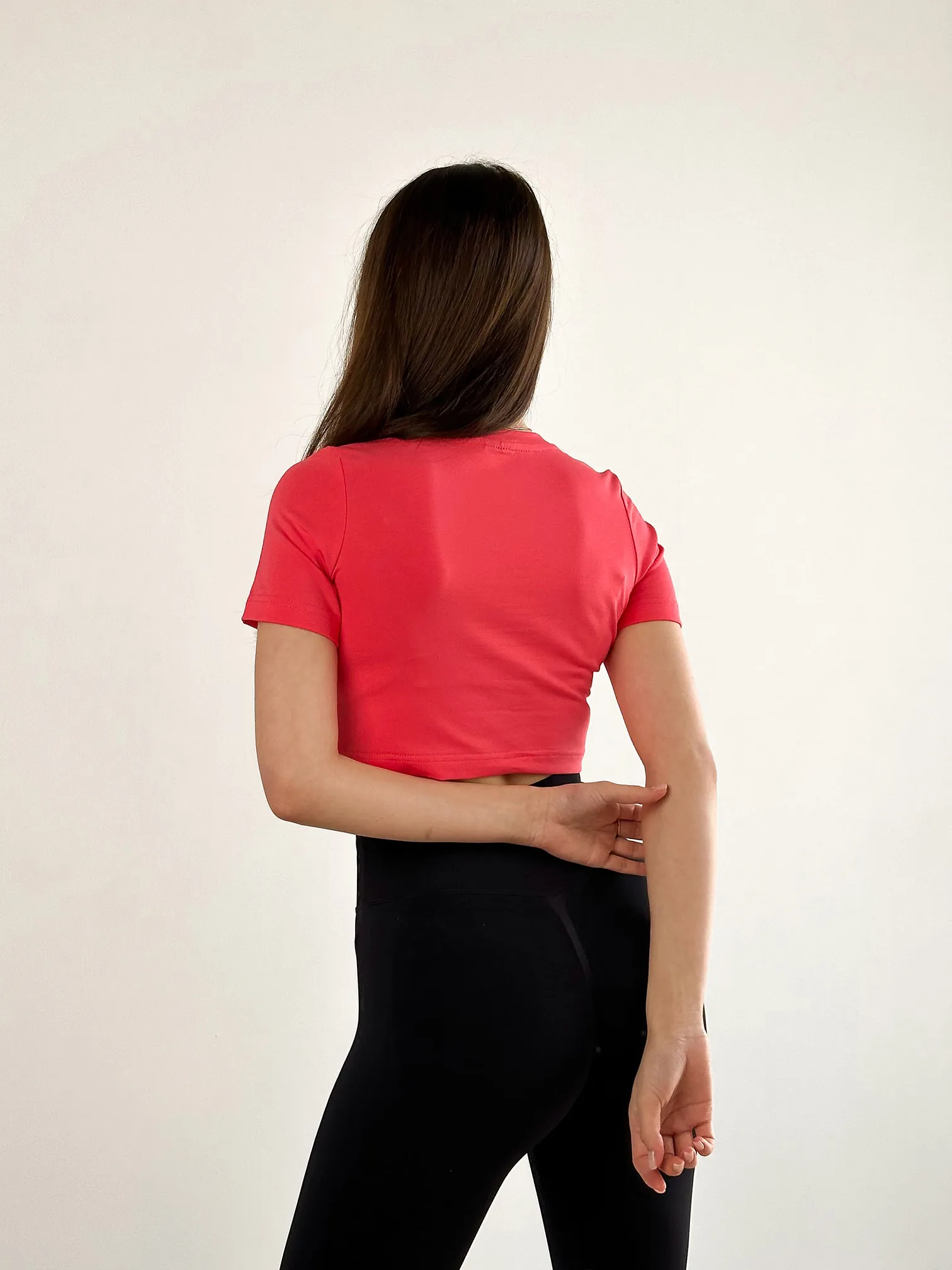 Top Garage Basic short sleeve coral