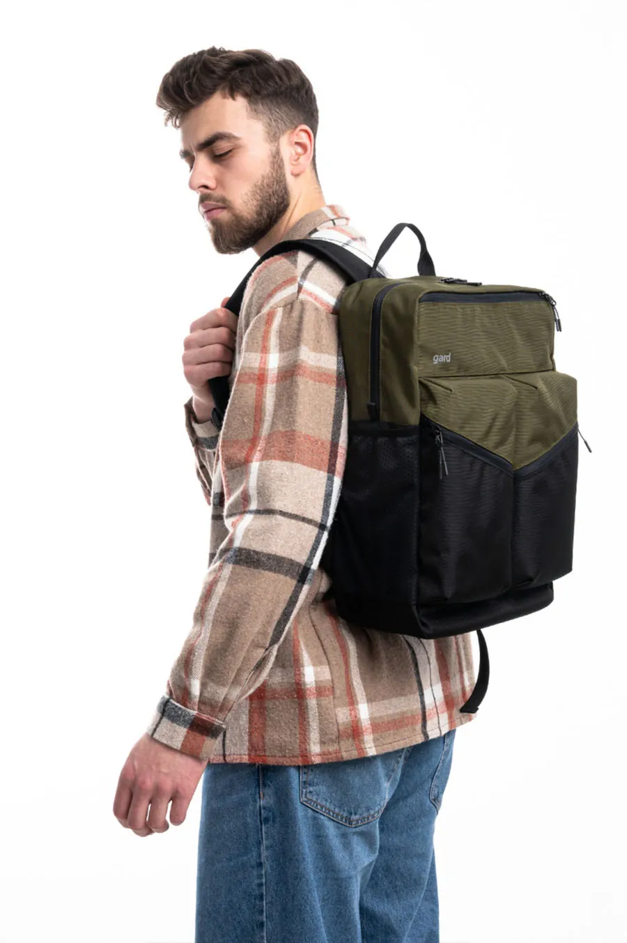 Gard Double Backpack | khaki 1/24 black