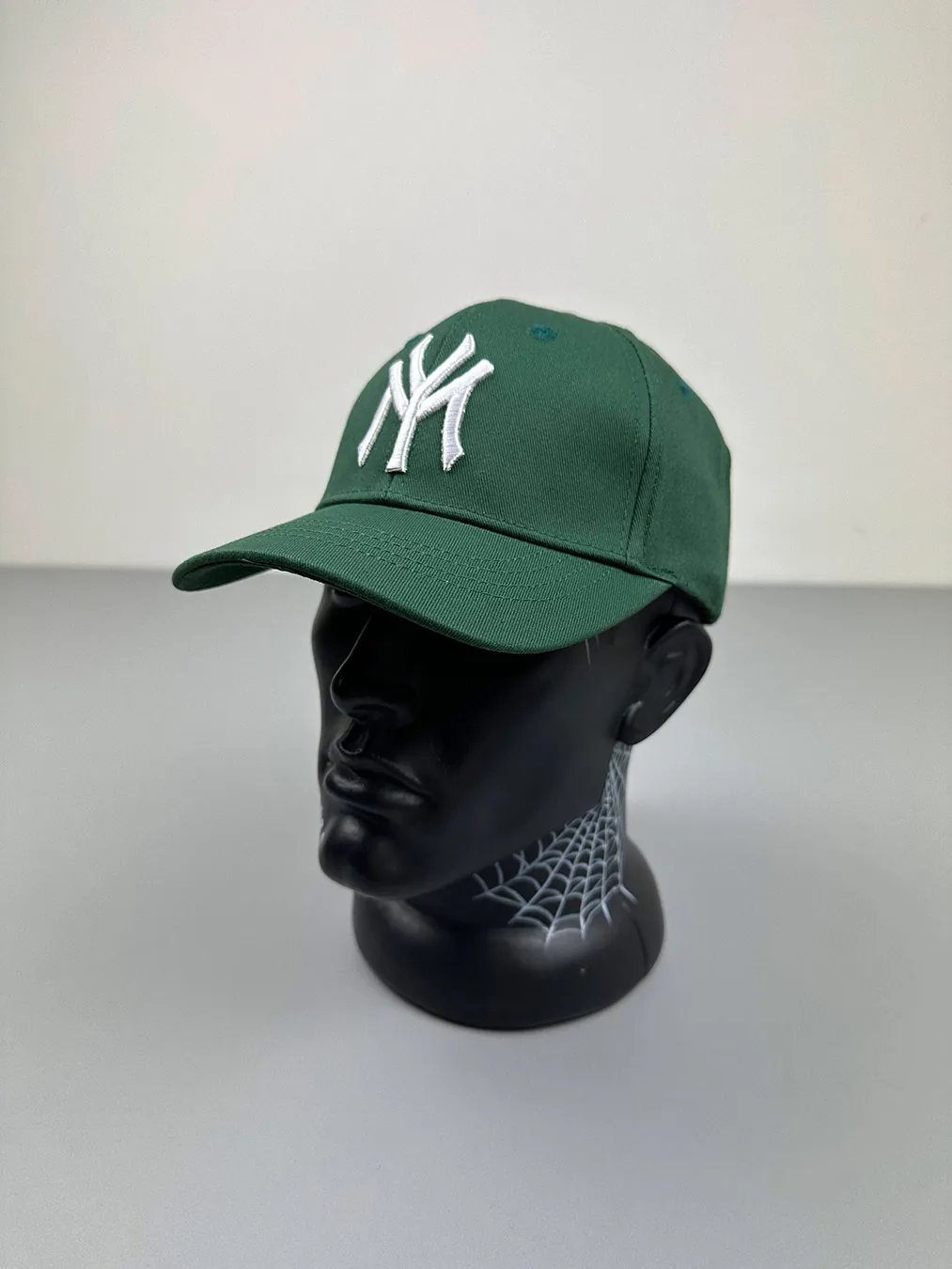 Бейсболка Noname Білий лого NY  Зелений