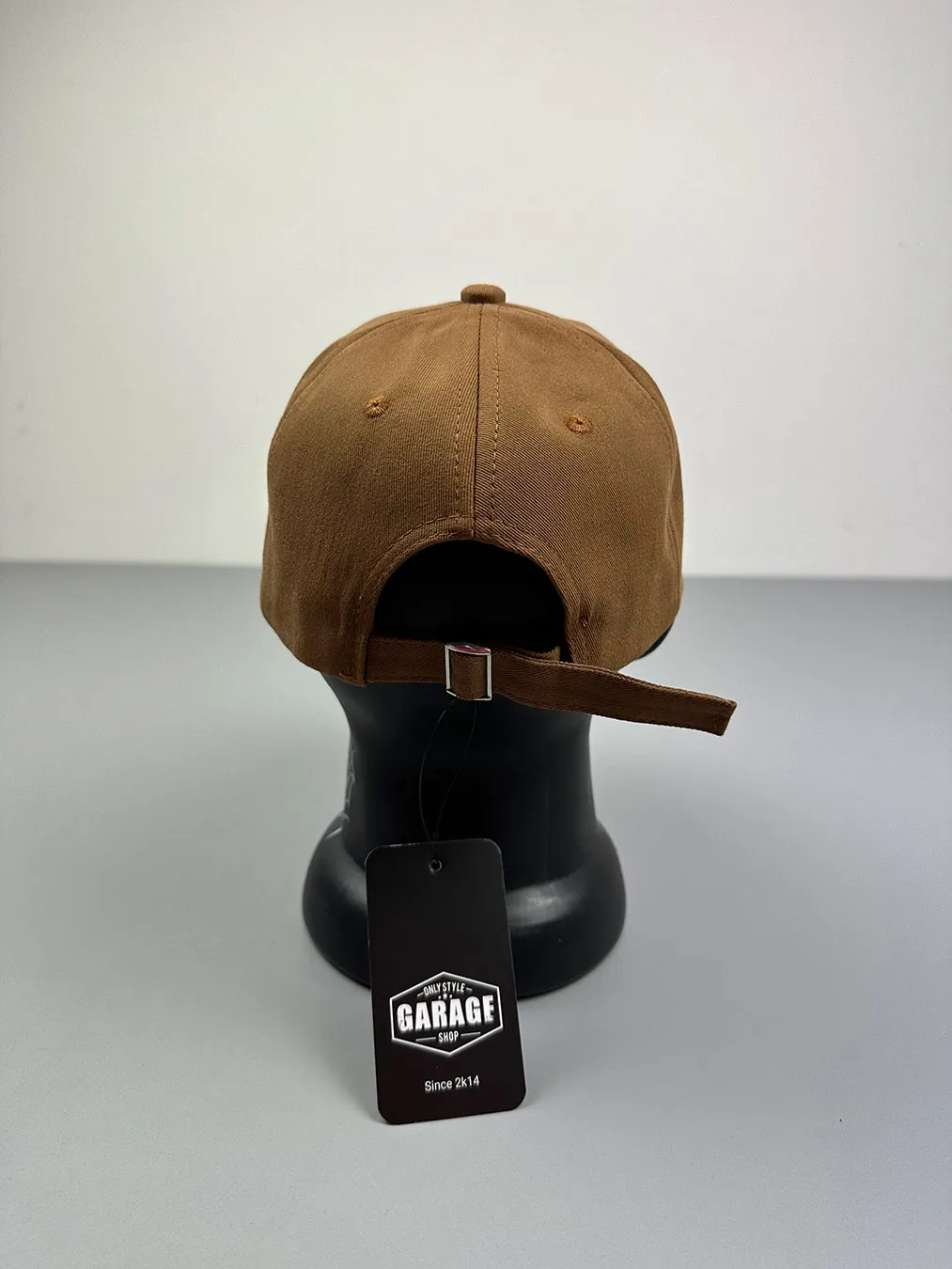 Бейсболка Noname Білий лого Зігзаг  Коричневий