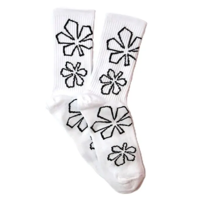 Шкарпетки SocksStar Каштан лого білі  Білий