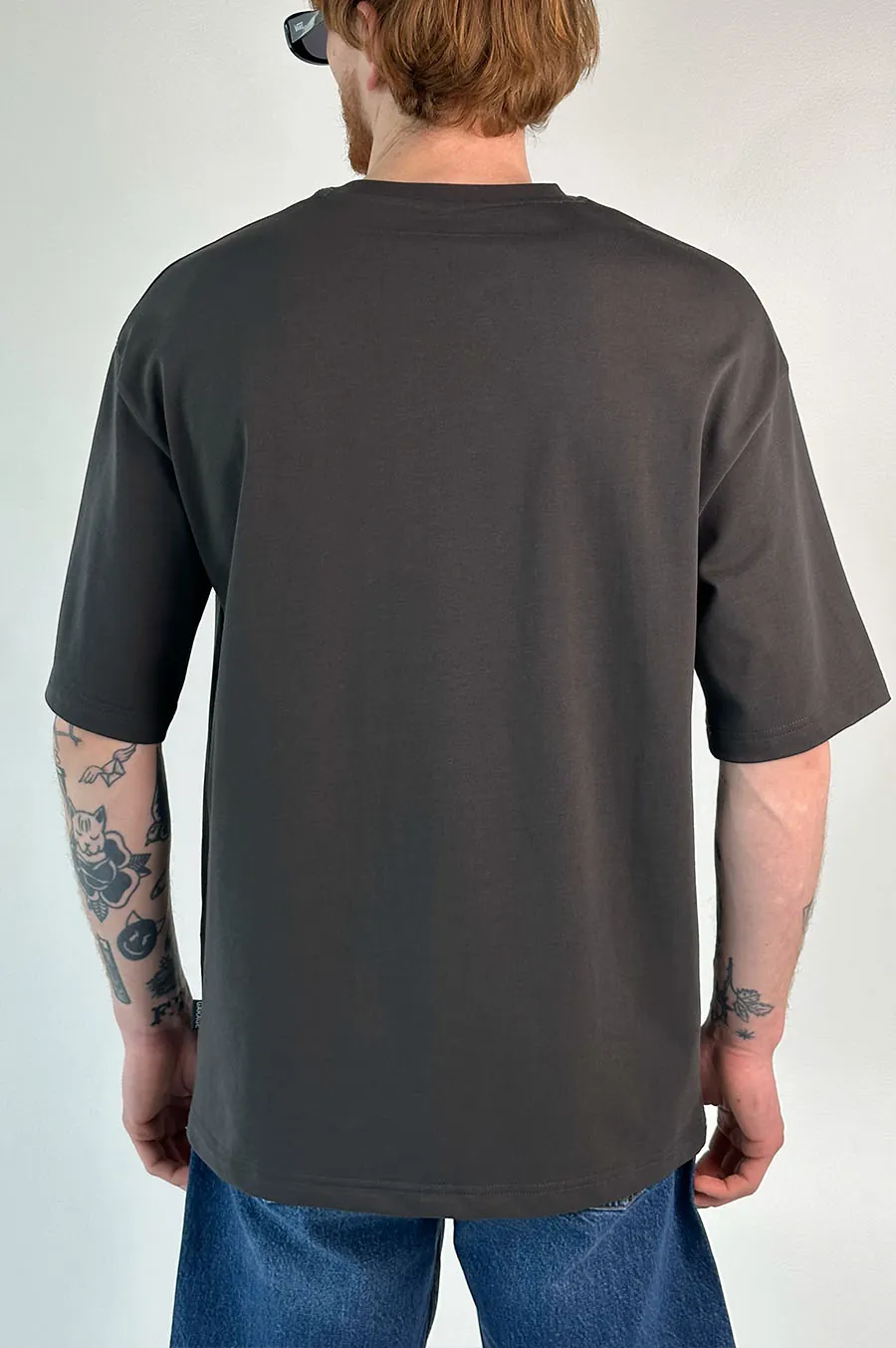 Garage T -shirt Oversiz with print GRG graphite