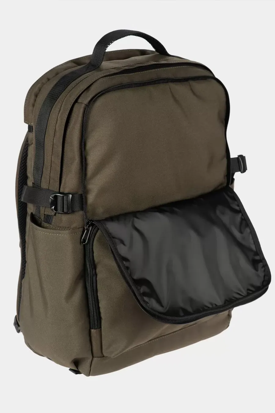 Harvest's backpack control of Peck polyester, khaki color