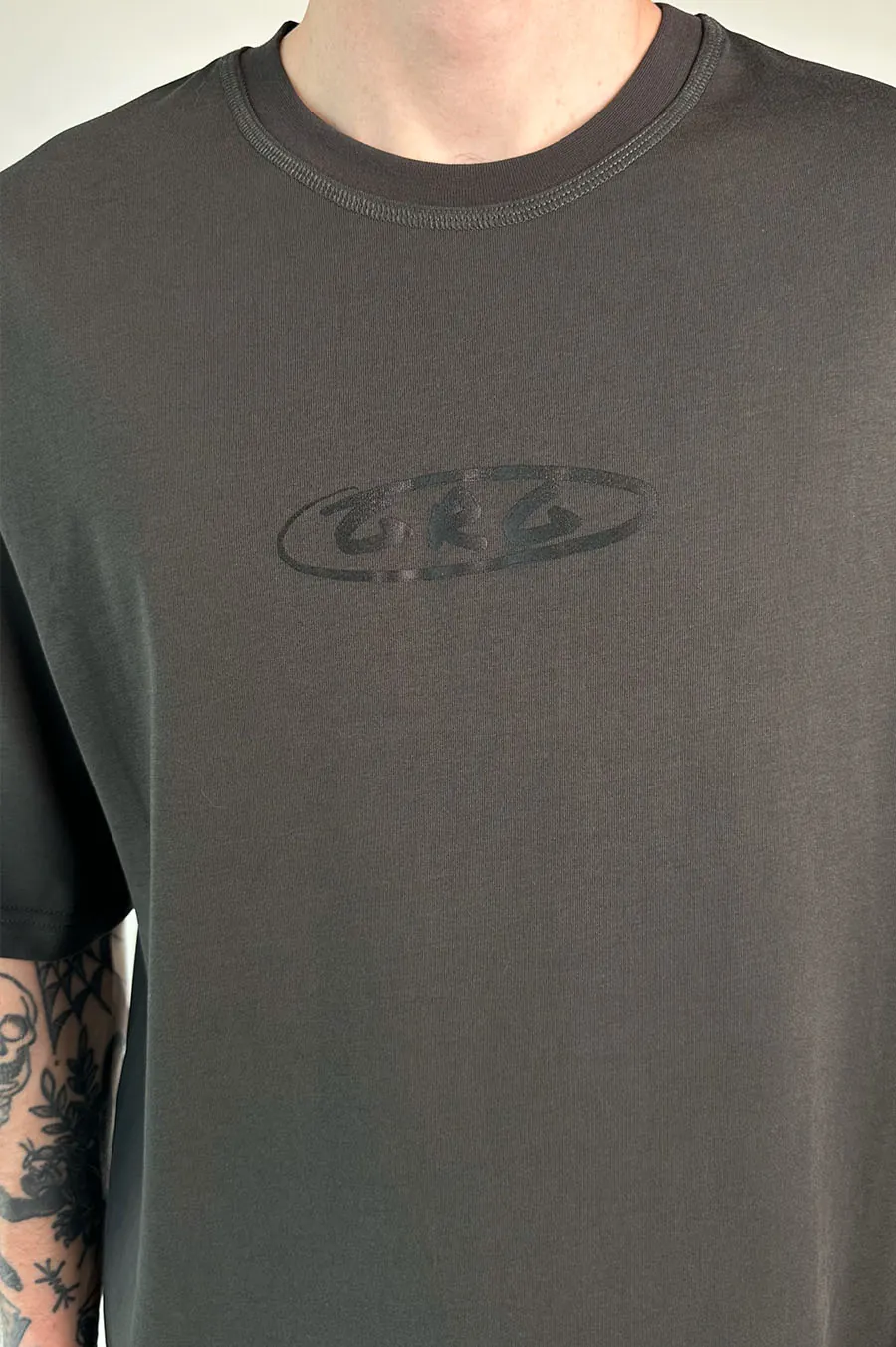 Garage T -shirt Oversiz with print GRG graphite