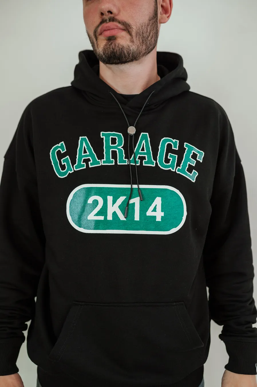 Худі GARAGE Модель GM9 принт Retro 2k14 Чорний