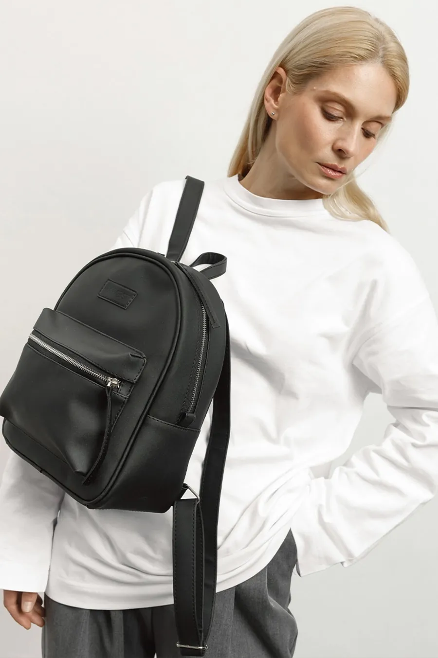 Harvest's backpack mini 01 matt, black