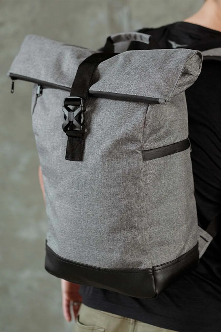 Backpack South Rolltop Classic Gray gray