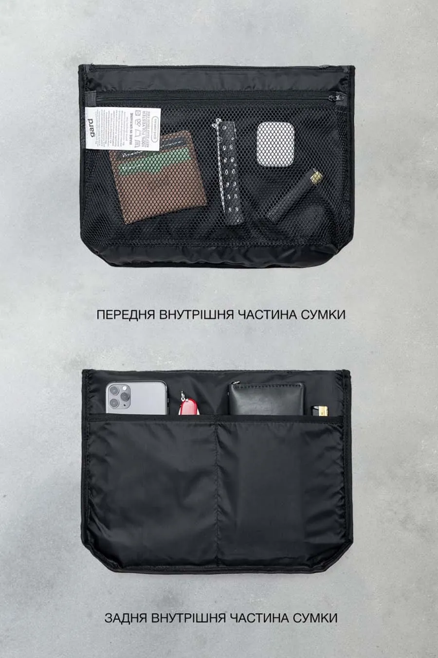 Мессенджер GARD Сумка через плече Crossbody stealth - 2 casaul mod  | 2/23 Чорний
