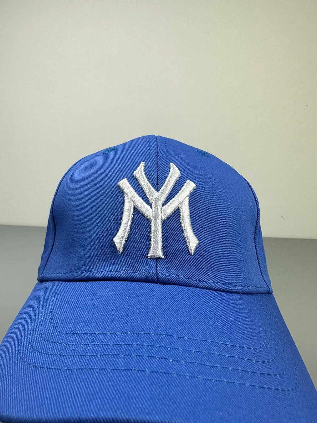 Baseball Noname White Log Ny Blue