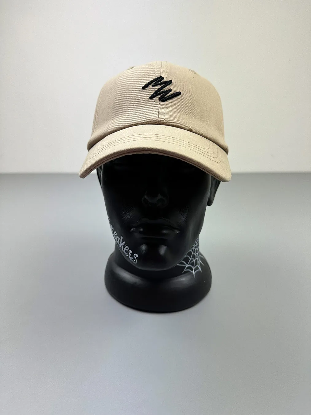 Basebol Noname Black Logo Sigzag beige