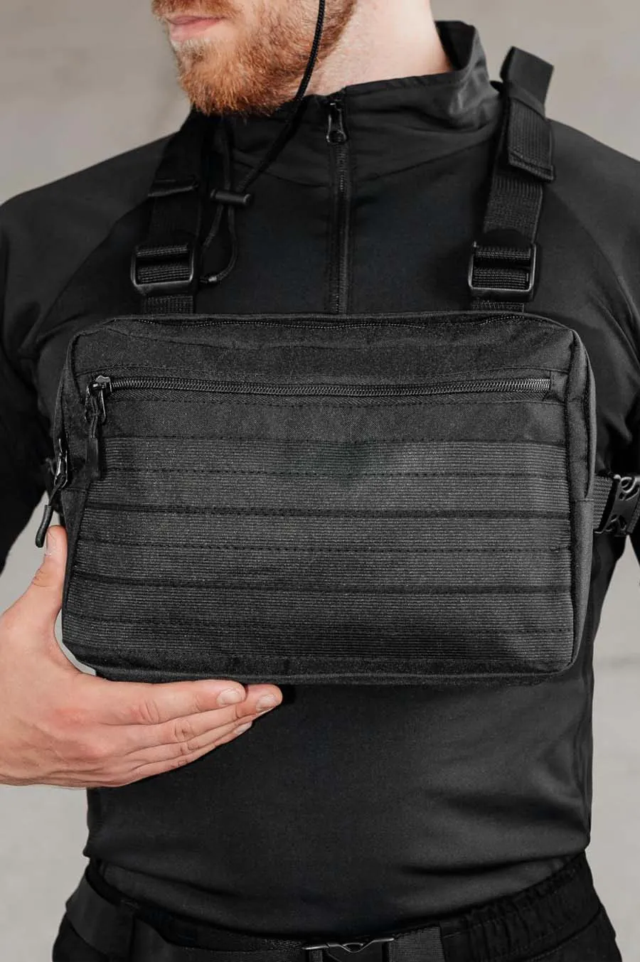 BEZET Chest bag Black