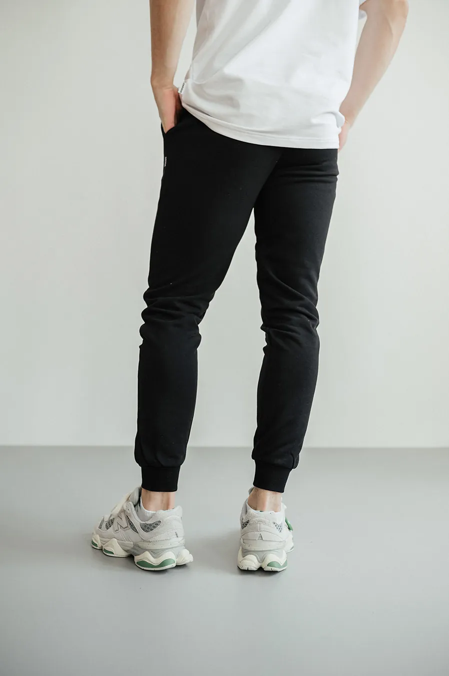 Штани спортивні GARAGE basic jogger Winter з начосом Чорний