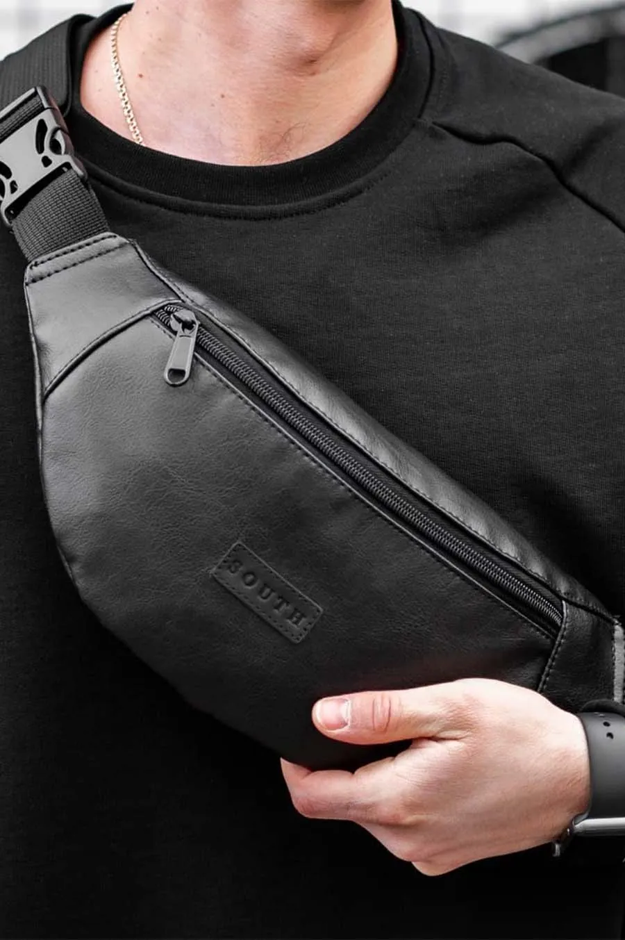 Сумка поясна SOUTH pro black Чорний