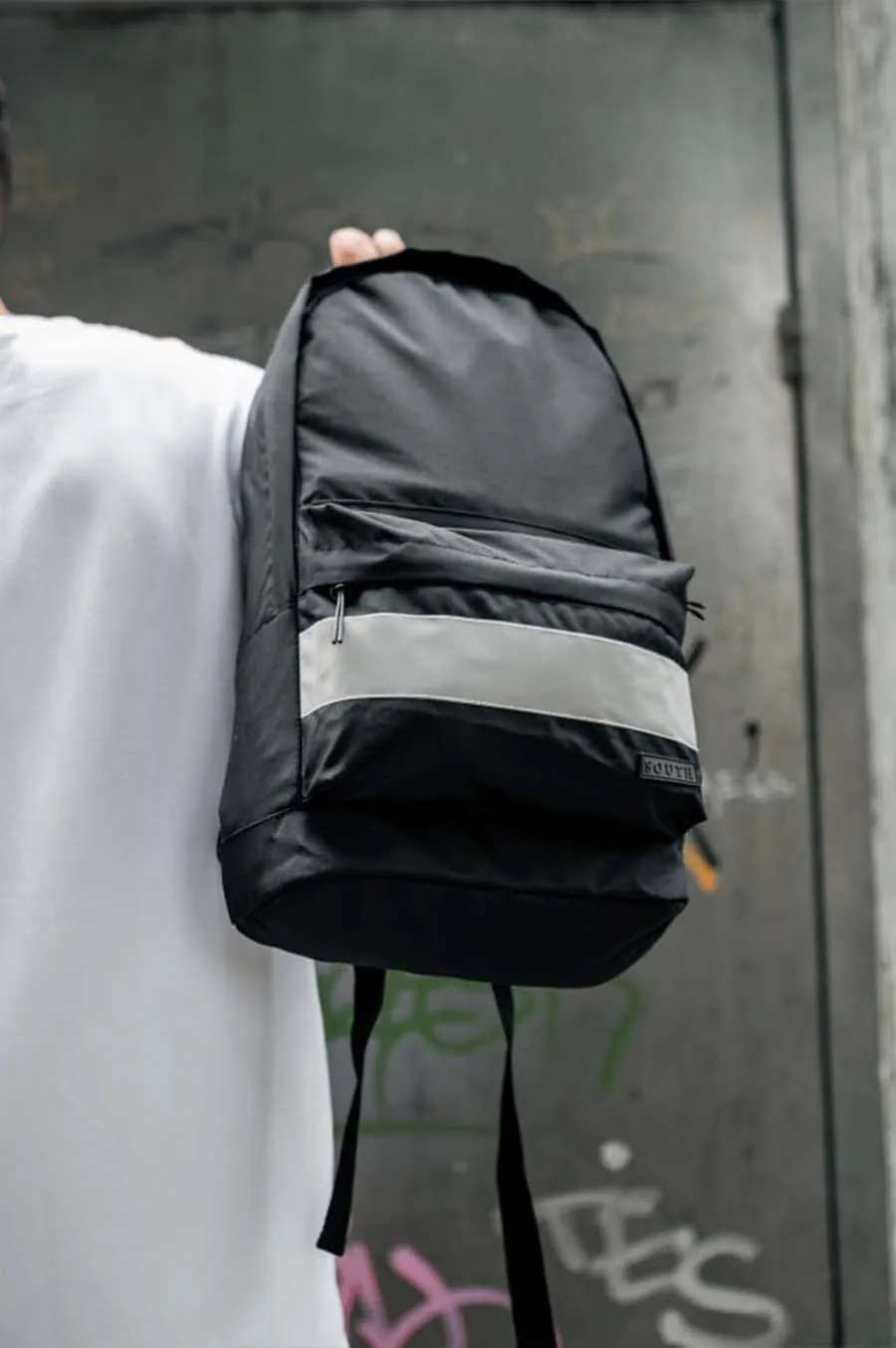 Рюкзак SOUTH Classic black reflective Чорний