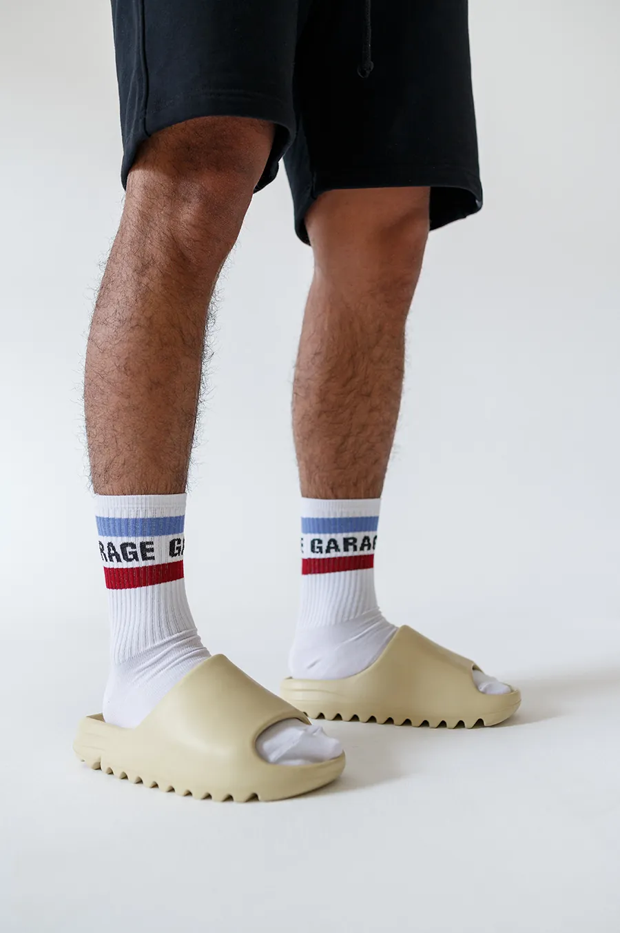 Shorts GARAGE Just sport G hemmed bottom Black