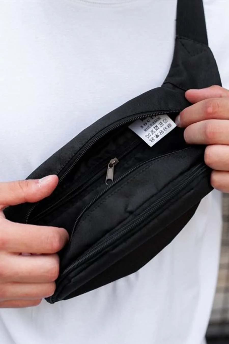Waist bag SOUTH waist bag Sity Black 2.0 Black