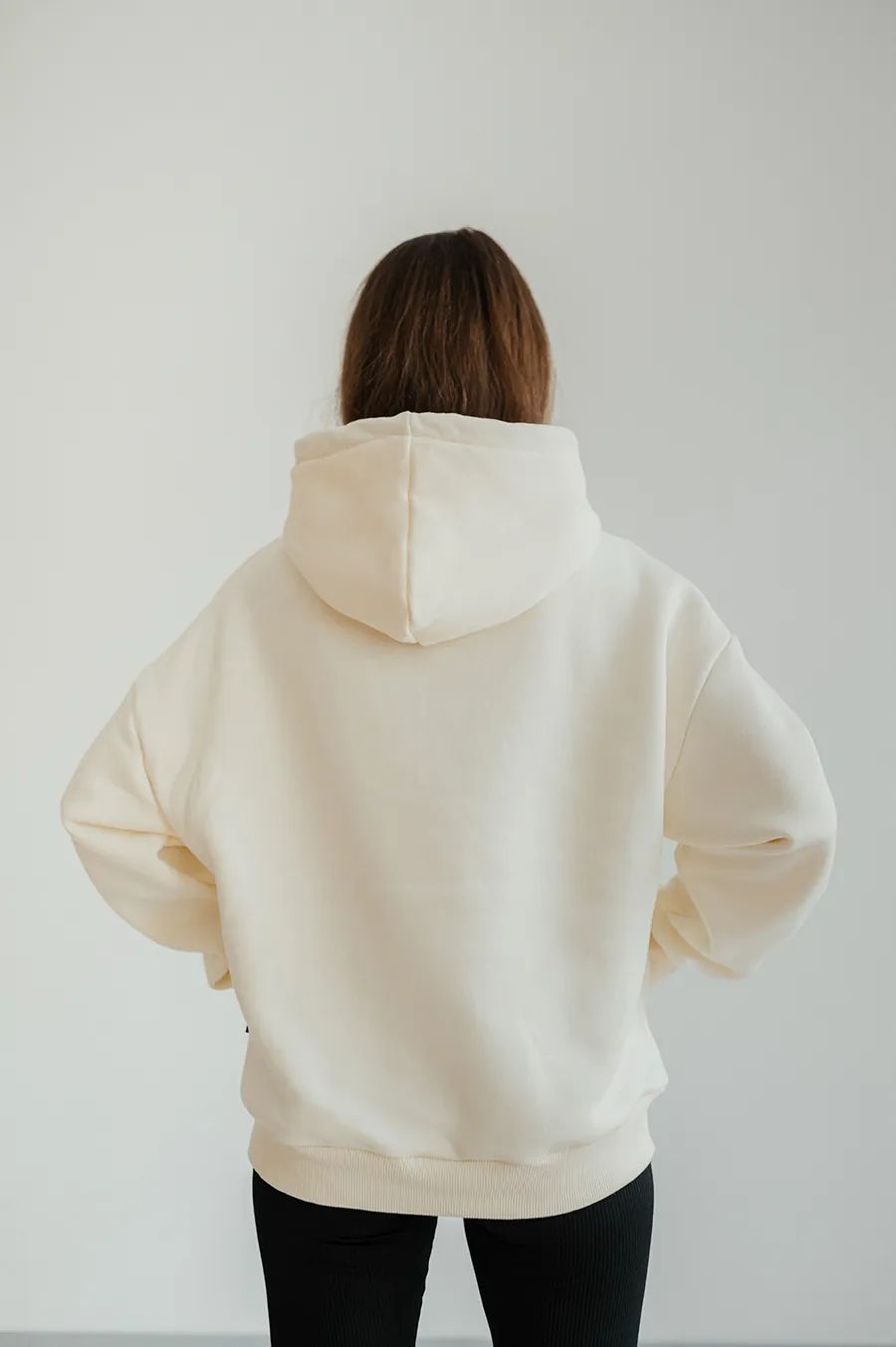 Hoodie GARAGE Basic OVERSIZE with Naches Milk