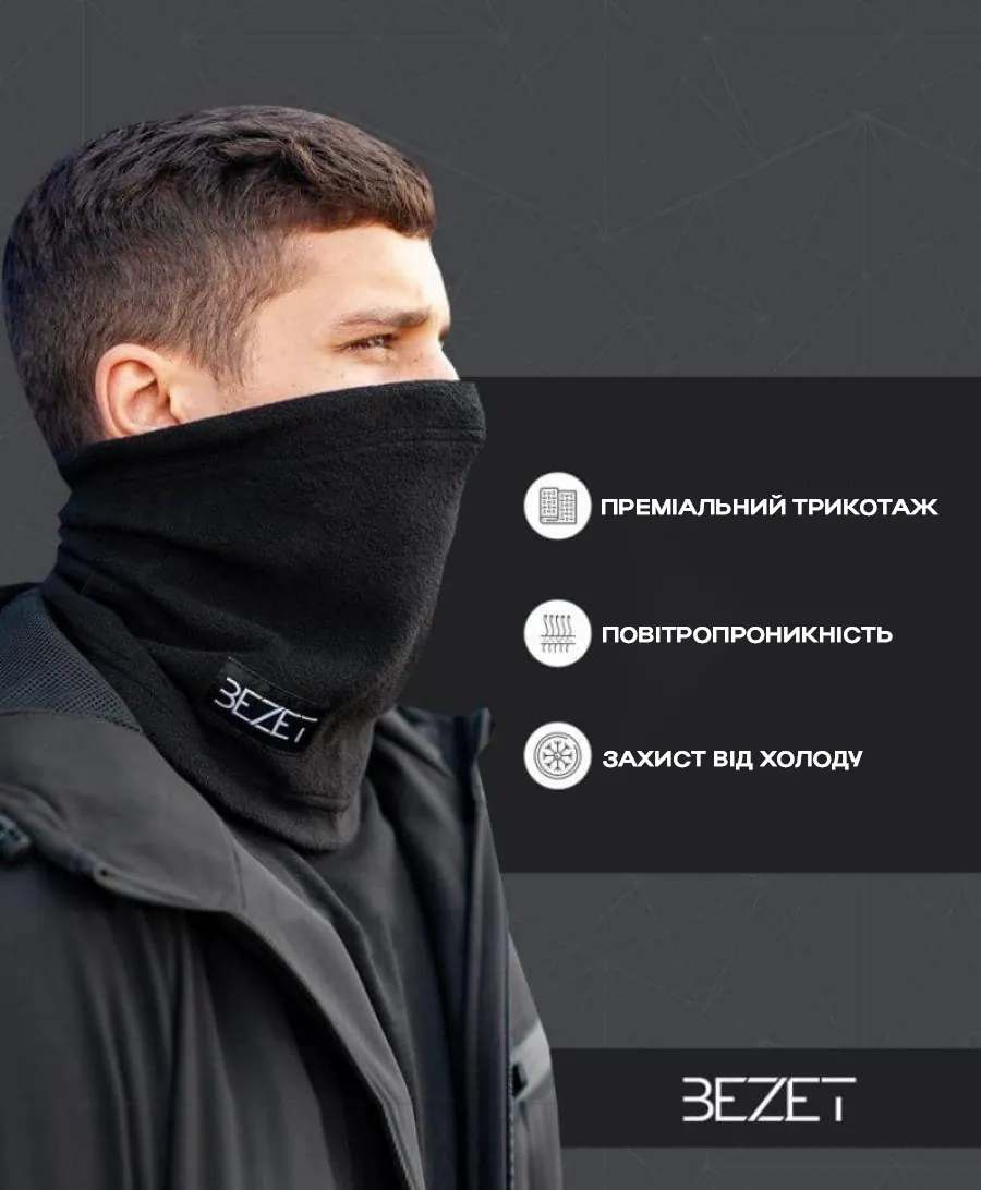 Buff BEZET Buff Fleece Black