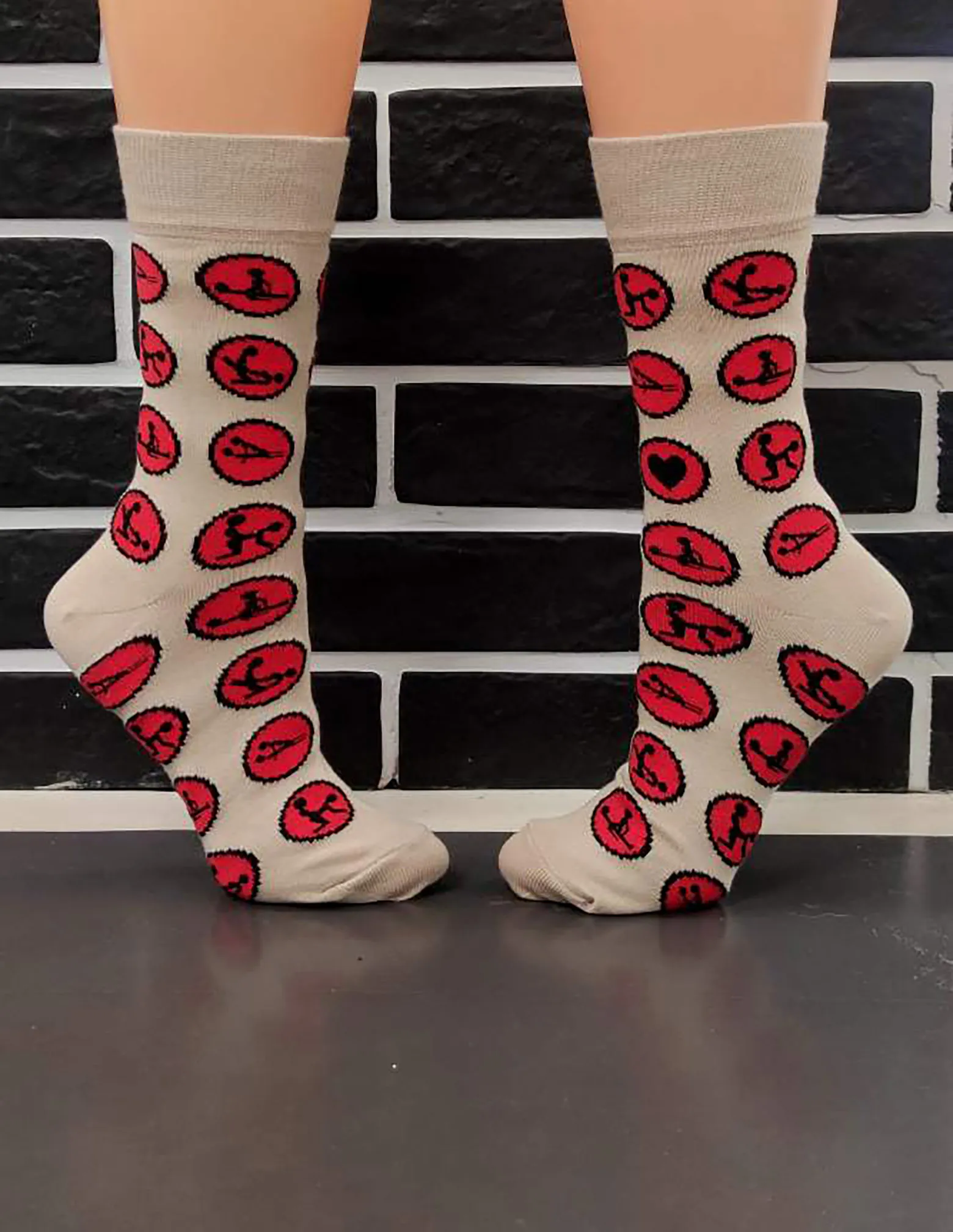 Socks RainBow Amour Beige