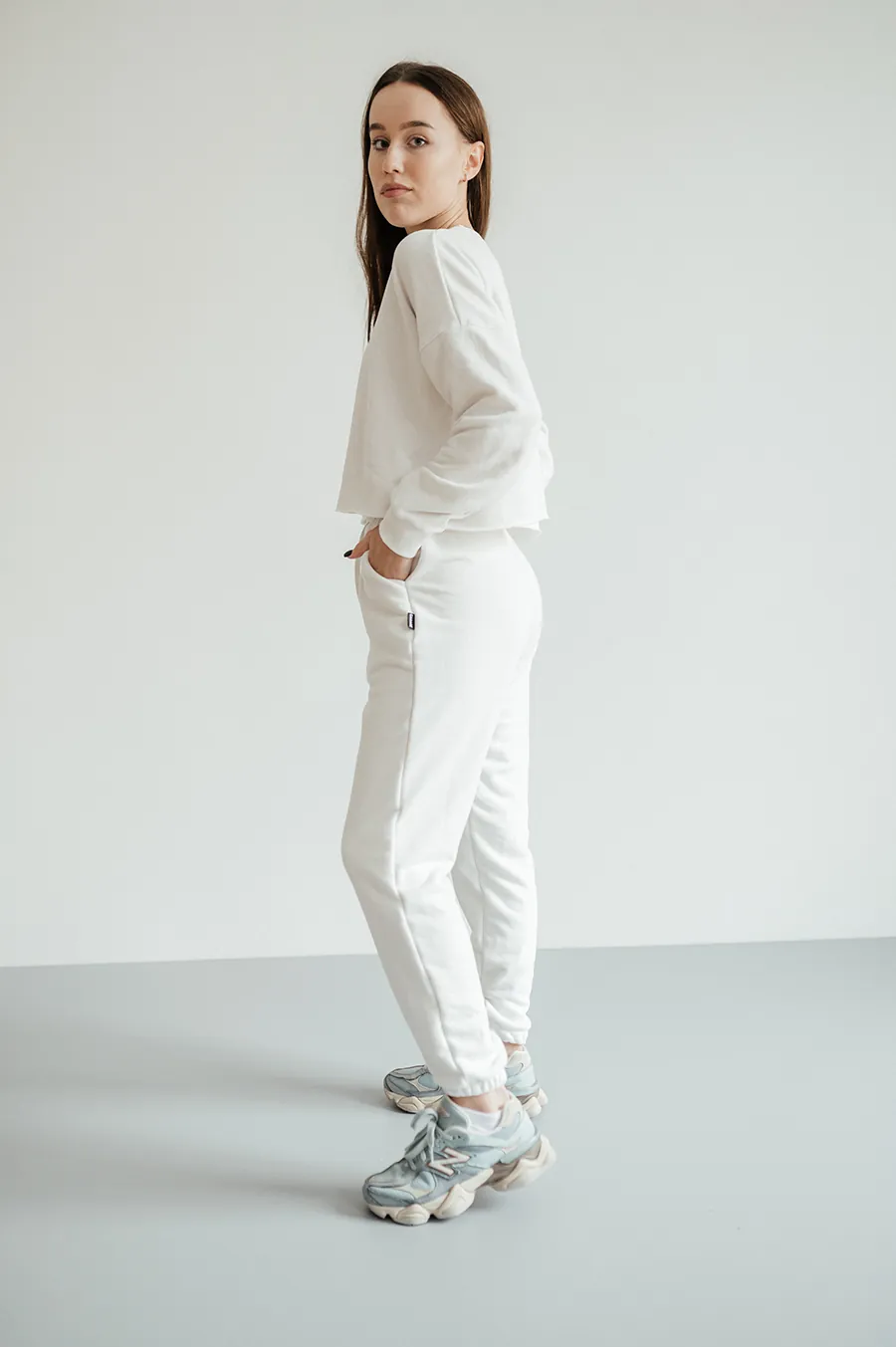 Костюм GARAGE Basic Luxery print Since 2k14 Молочний