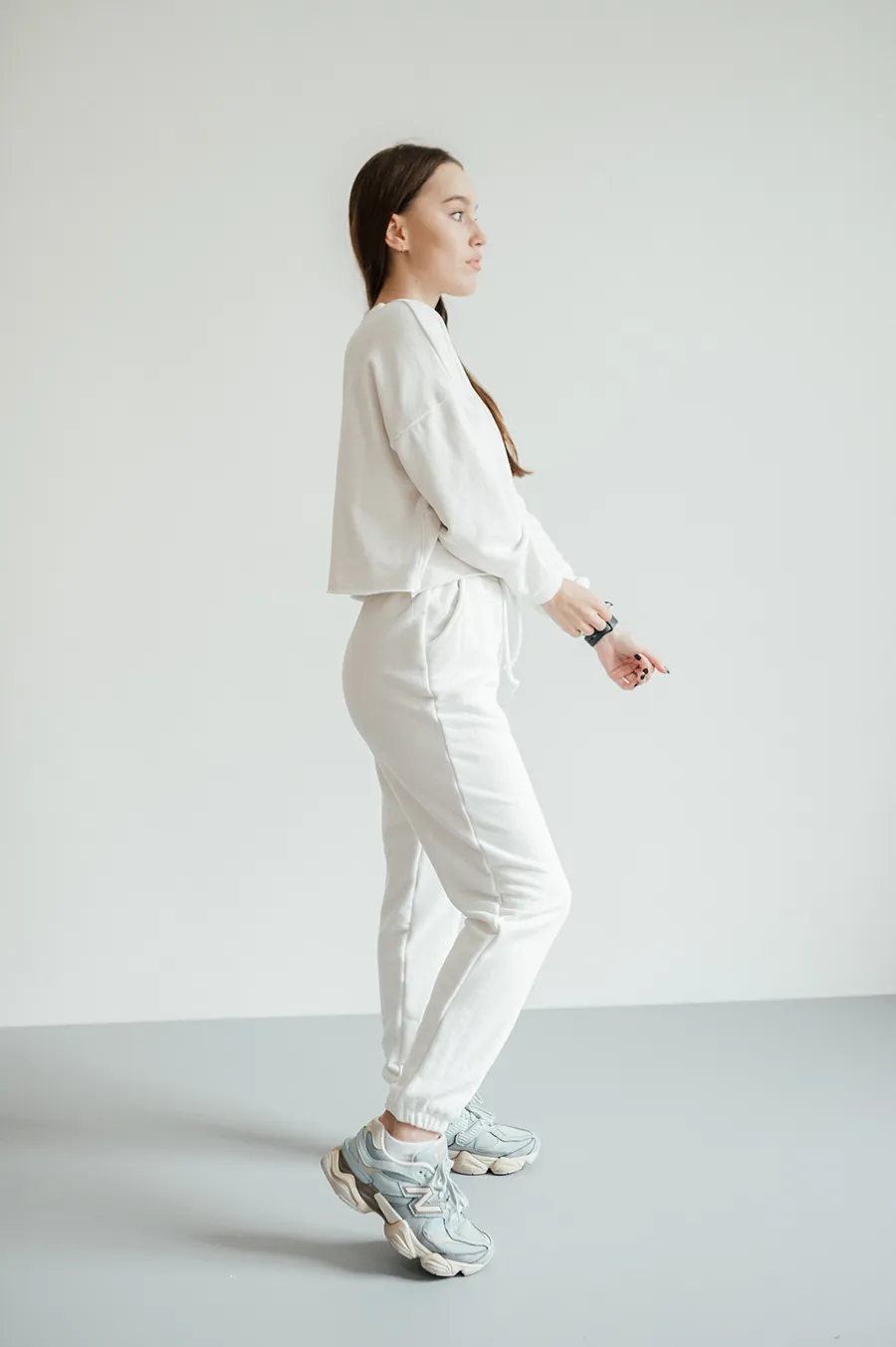 Костюм GARAGE Basic Luxery print Since 2k14 Молочний