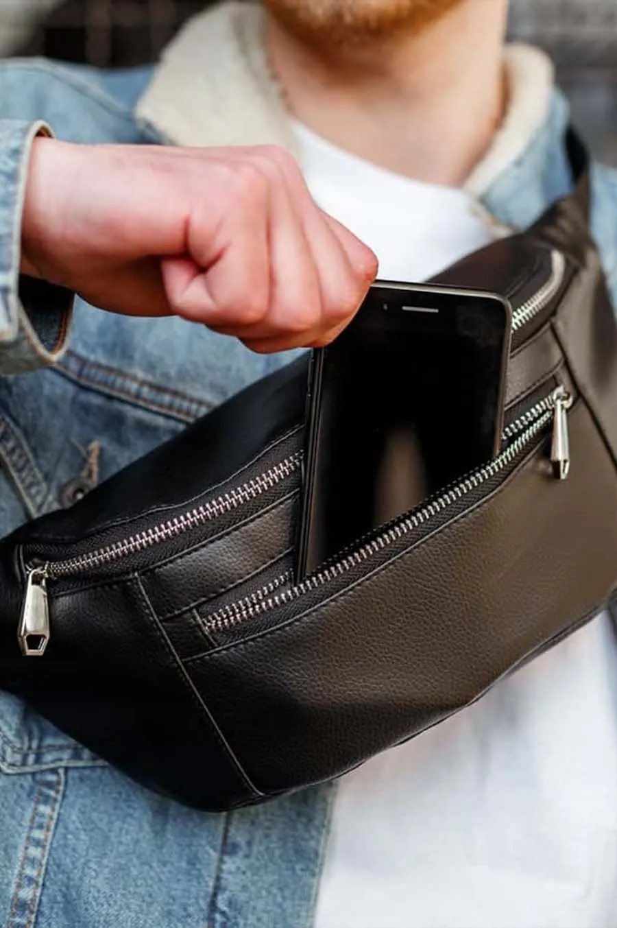 Belt bag SOUTH Dark black 2.0 Black