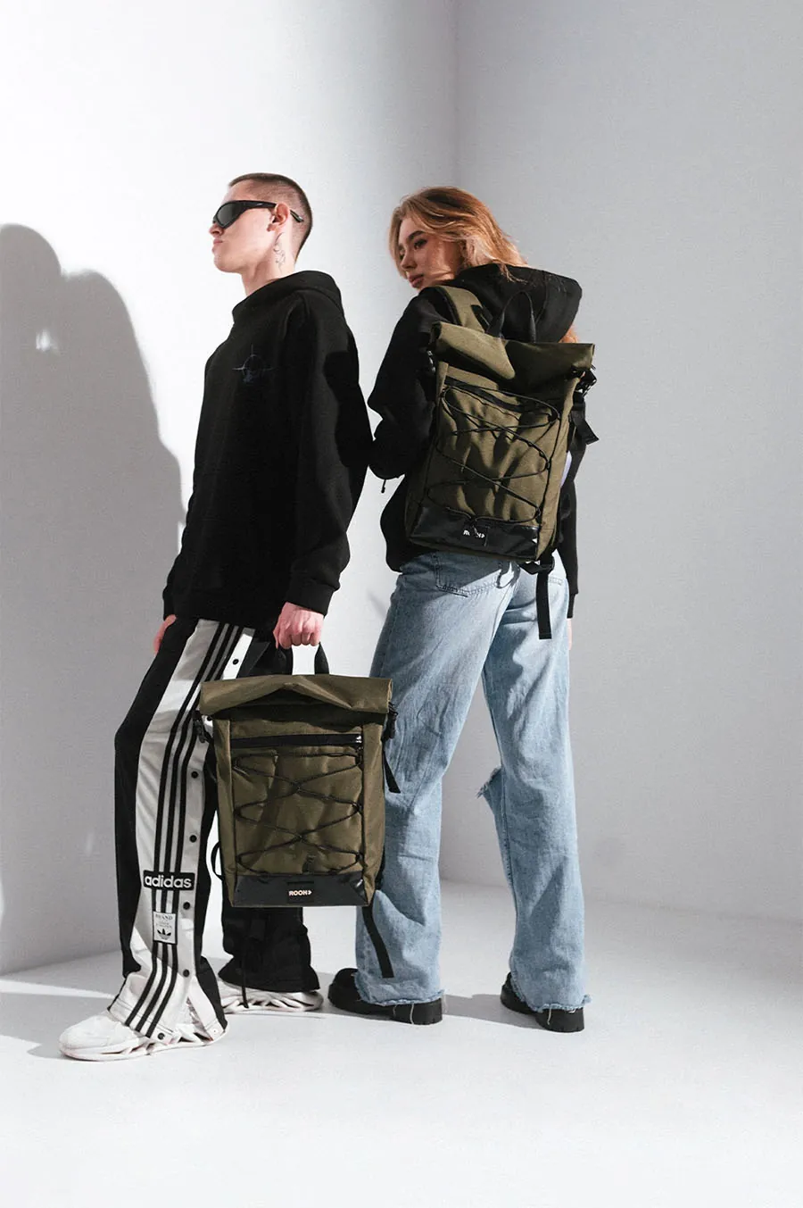 Backpack ROOH Double Roll Khaki