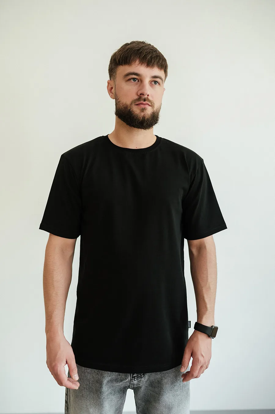 Футболка GARAGE Franklin shoes принт спина Чорний