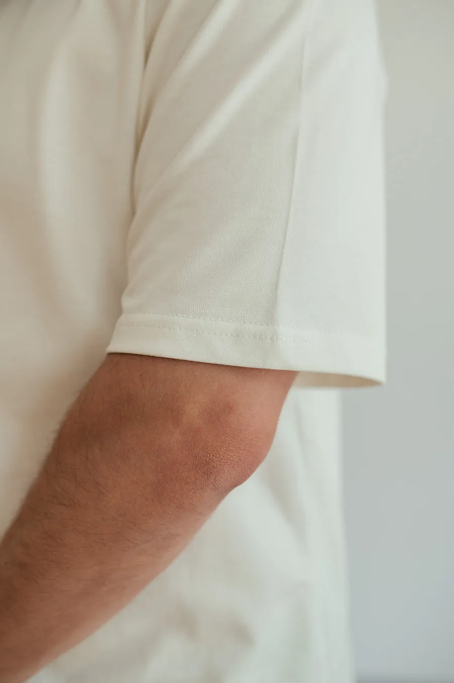 T-shirt GARAGE Franklin shoes print back Milk