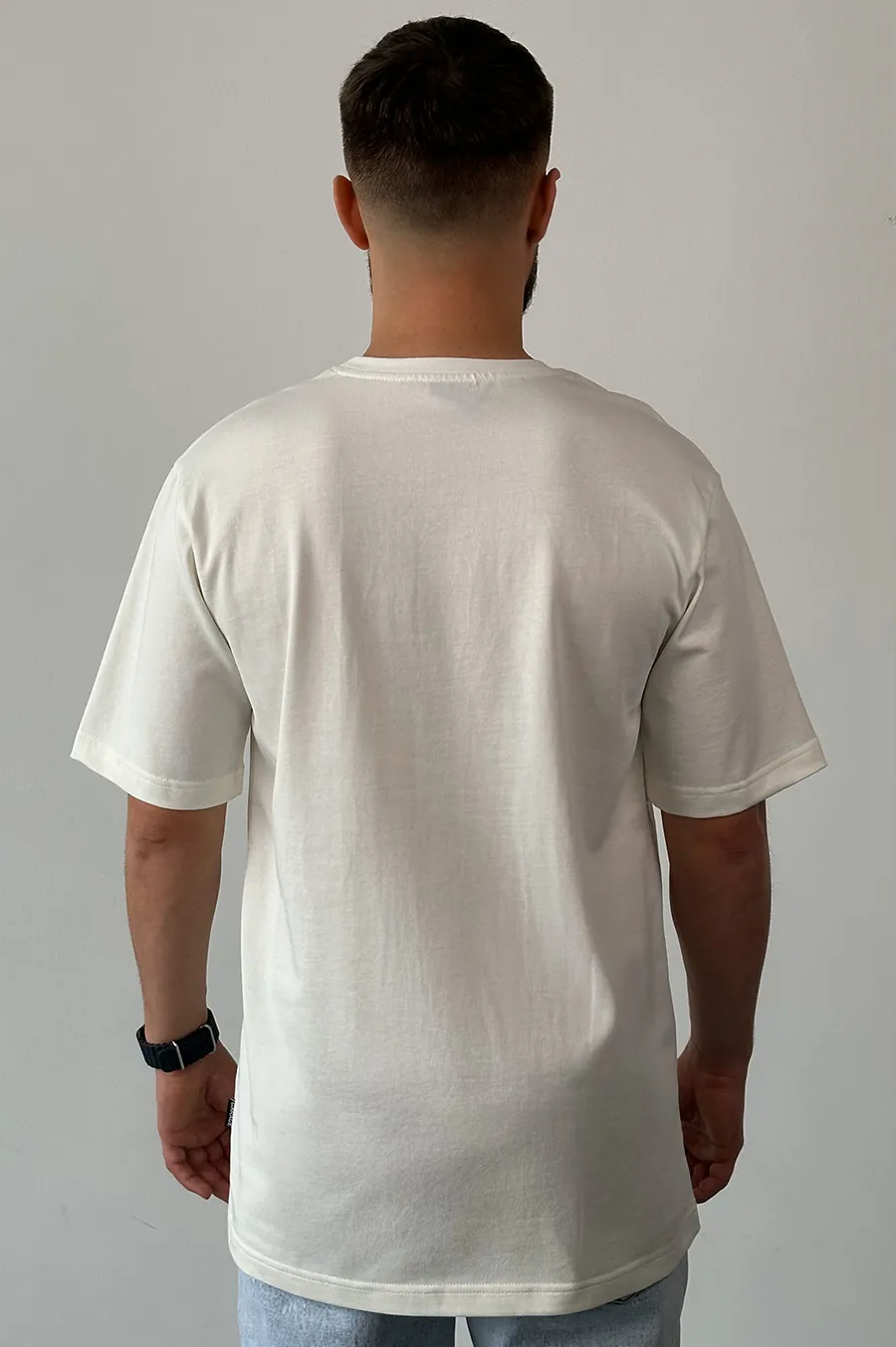 Garage Basic Oversize T -shirt from dense cotton milk