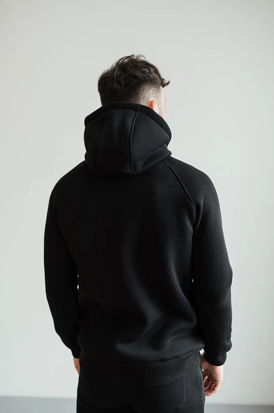 GARAGE Basic G Nacho Zip Up Hoodie Black