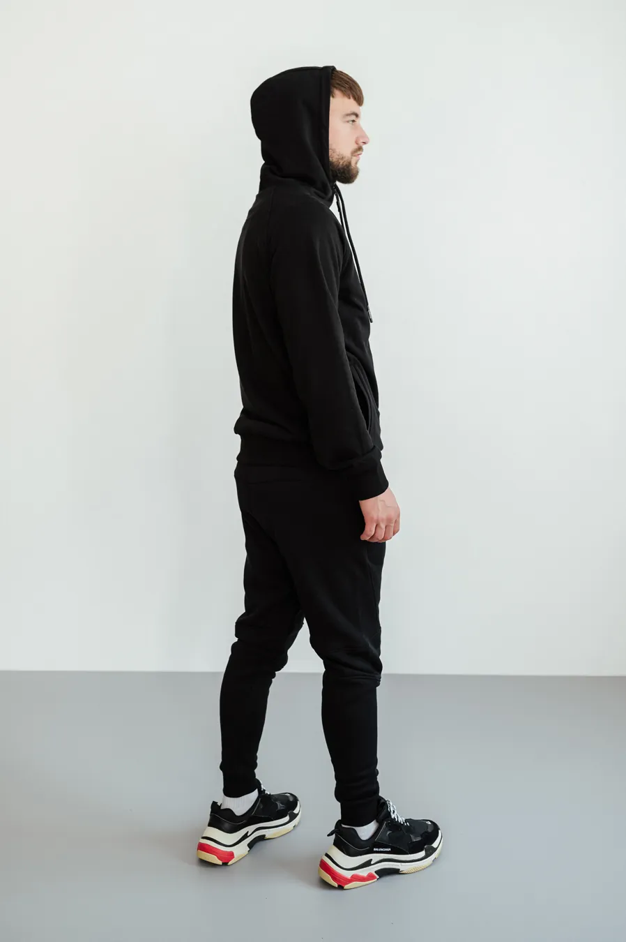 Zip-up hoodie GARAGE Basic G lock Summer Black
