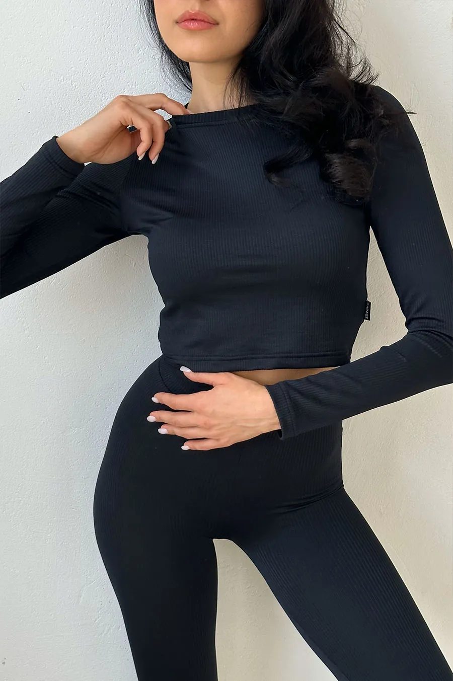 Топ GARAGE Basic кулірка Чорний