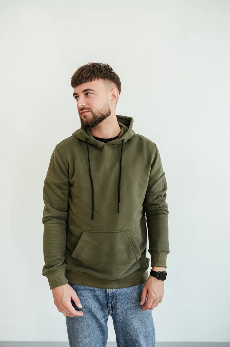 Skinny Garage Basic Luxury khaki